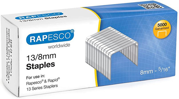 RAPESCO STAPLES 13/8 (PACK OF 5000)