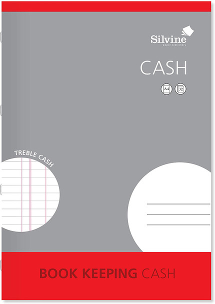 Silvine A4 Book Keeping Range - Cash