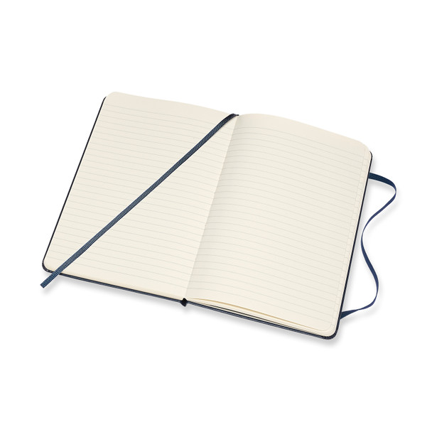 MOLESKINE MEDIUM RULED SAPPHIRE BLUE HARD COVER