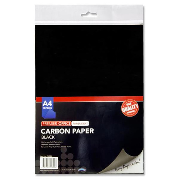 PREMIER BLACK CARBON PAPER A4 (PACK OF 10)