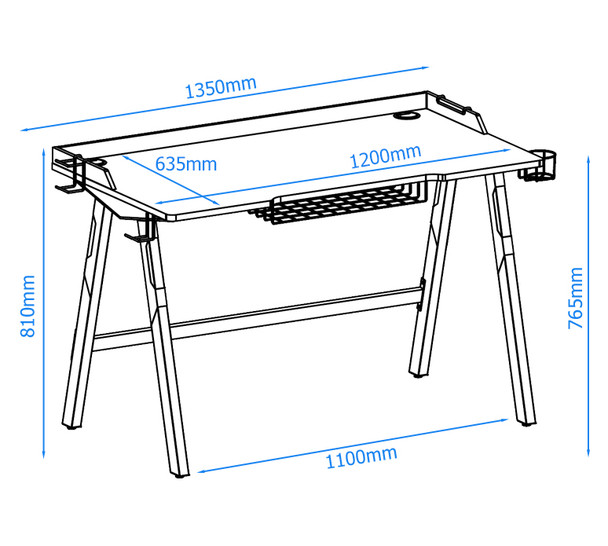 FUEGO GAMING DESK