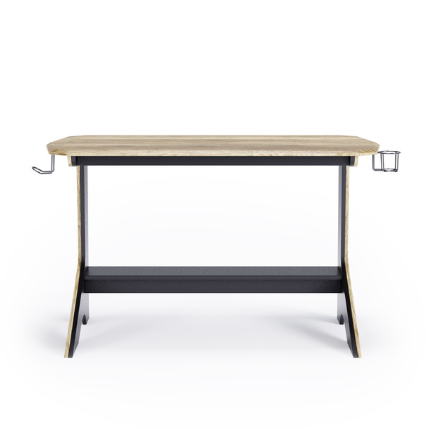 JERSEY BLACK AND OAK FINISH DESK