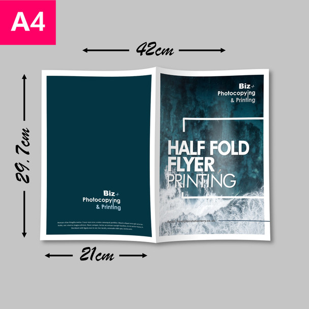 Half Fold Flyers