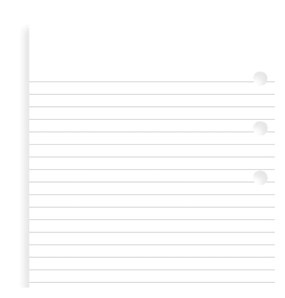 White Ruled Notepaper Value Pack - Personal