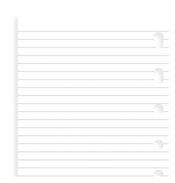 White Ruled Notepaper Value Pack - Pocket