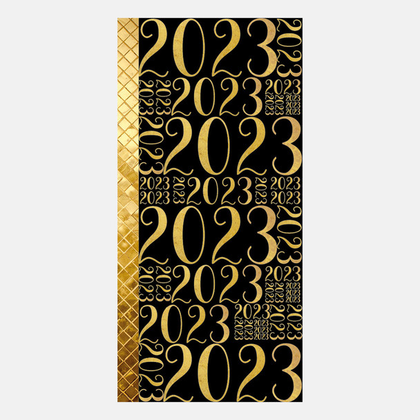 2023 Pocket Diary - Black & Gold