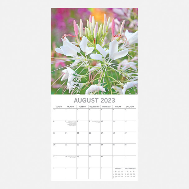 2023 Square Wall Calendar - Beauty of Flowers