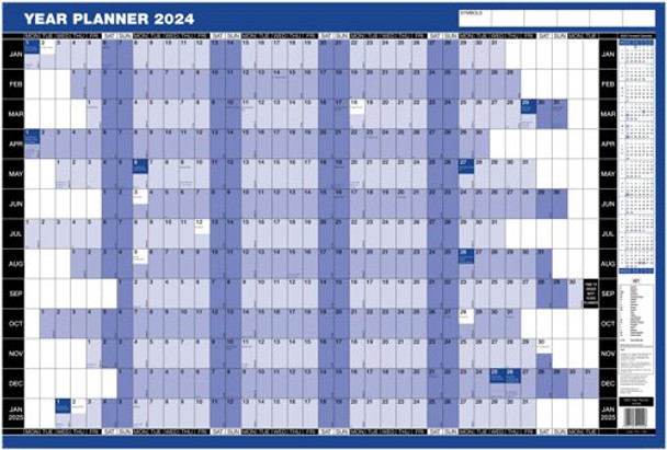 2024 UN-MOUNTED WALL PLANNER