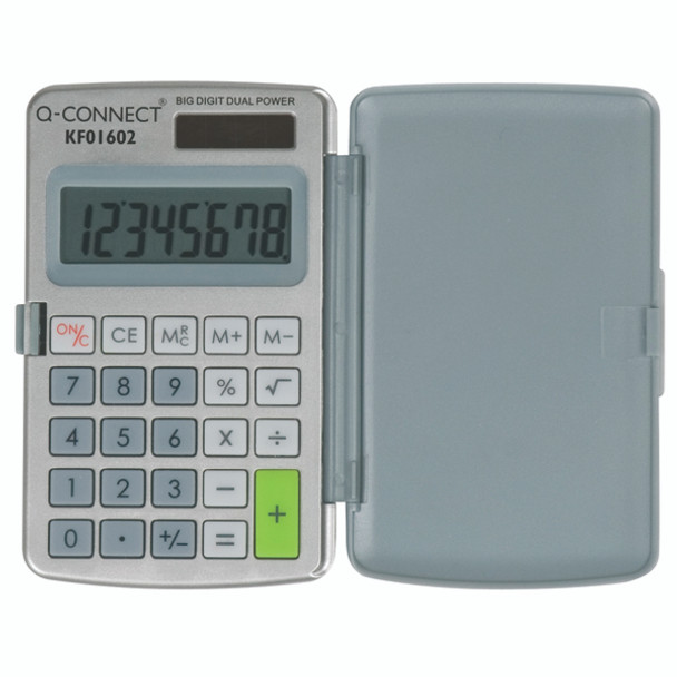 Q CONNECT CALCULATOR POCKET 8