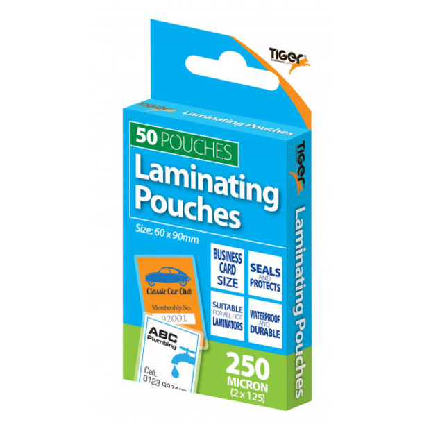 Business Card Laminating Pouches Pack 50