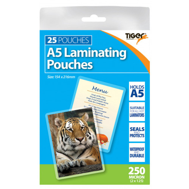 A5 Laminating Pouches Pack 25