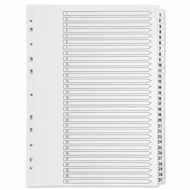 Q CONNECT INDEX 1-31 POLYPROP CLEARANCE
