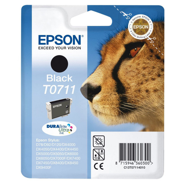 EPSON T0711 (CHEETA) BLACK
