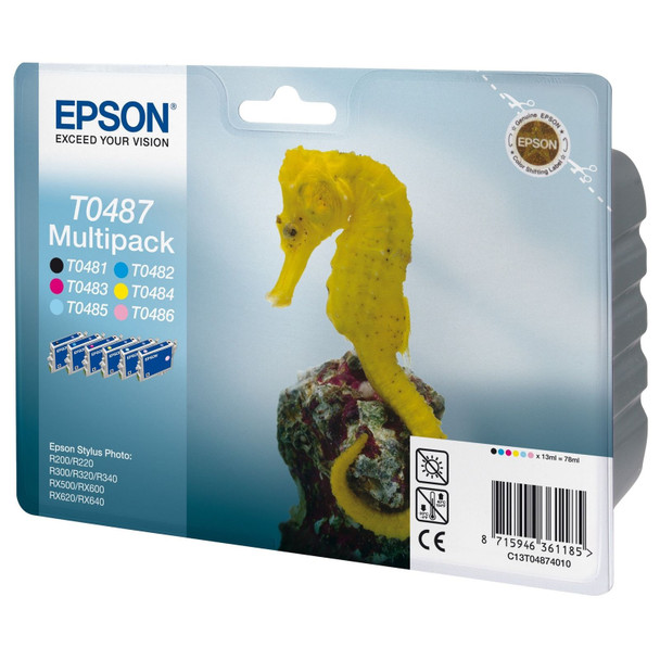 EPSON T0487 (SEAHORSE) MULTIPACK