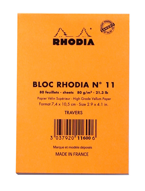Rhodia No.11 Lined