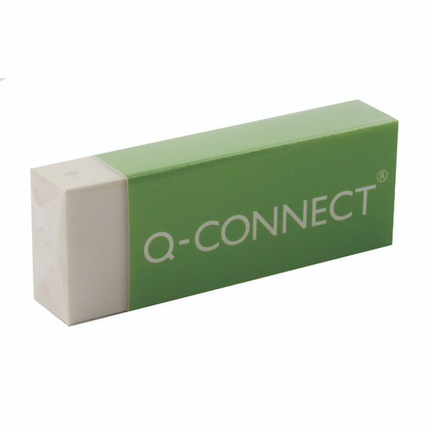 Q CONNECT WHITE PVC ERASER