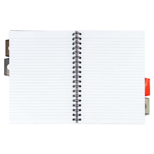 PUKKA PAD RULED WIREBOUND METALLIC PROJECT NOTEBOOK 200 PAGES B5 (PACK OF 3)