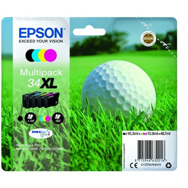 Epson 34XL (Golf Ball) MULTI