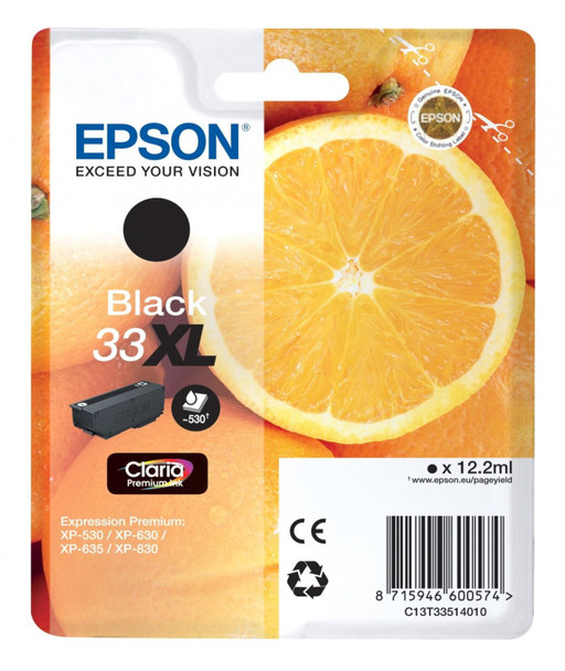 EPSON 33 (ORANGE) BLACK XL