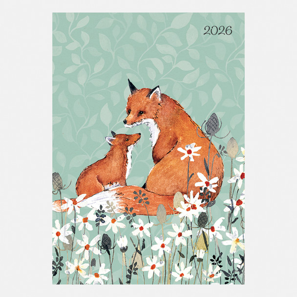 2026 A5 PADDED DIARY - FOXY TALES