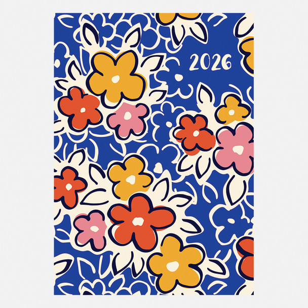 2026 A5 PADDED DIARY - HAPPY DAYS