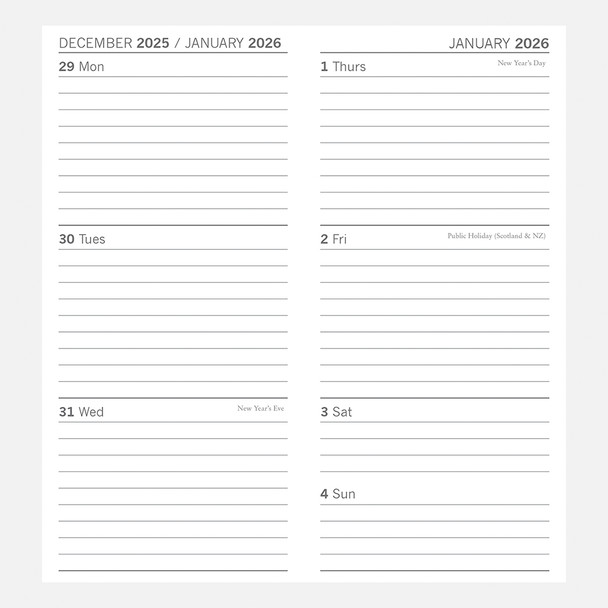 2026 POCKET DIARY- DAINTY