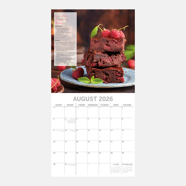 2026 SQUARE WALL CALENDAR – BAKING