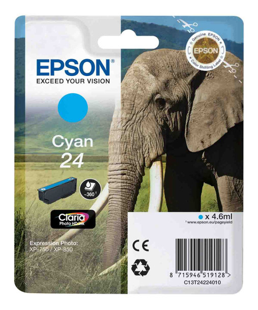 EPSON 24 (ELEPHANT) CYAN