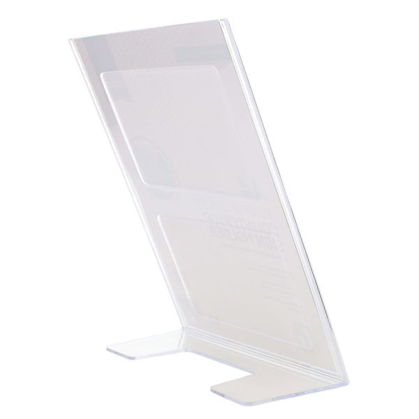 A4 PORTRAIT SLANTED SIGN HOLDER