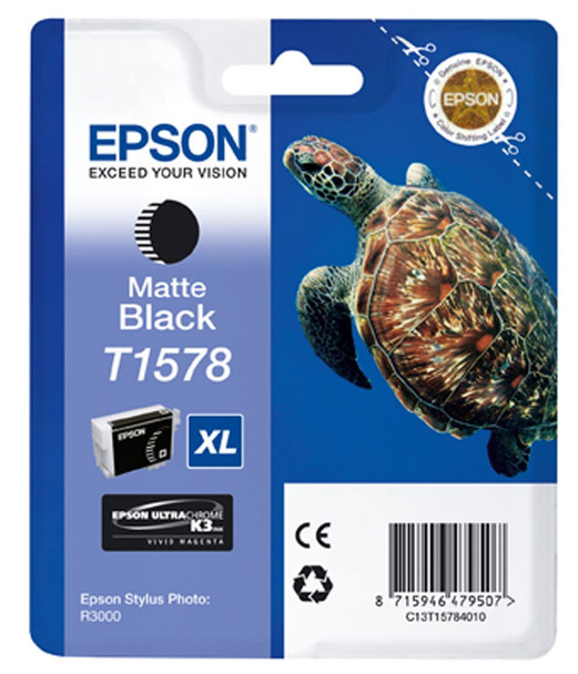 EPSON T1578 (TURTLE) MATTE BLACK