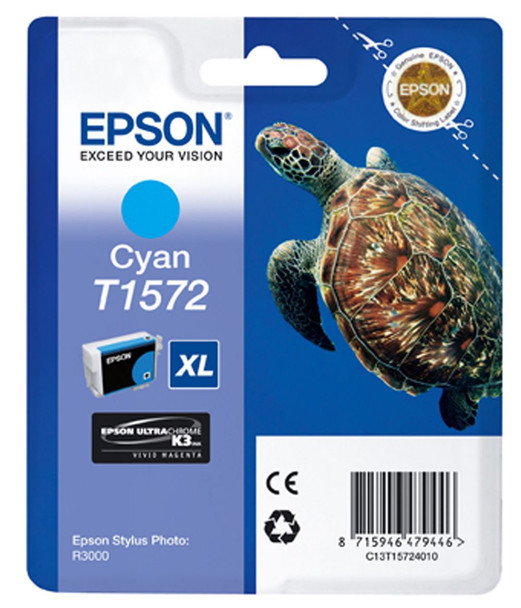 EPSON T1572 (TURTLE) CYAN