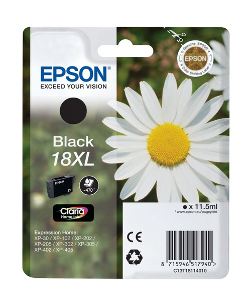 EPSON 18XL (DAISY) BLACK