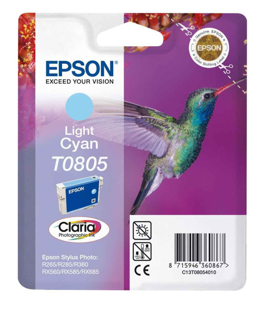 EPSON T0805 (HUMMINGBIRD) LGT CYAN