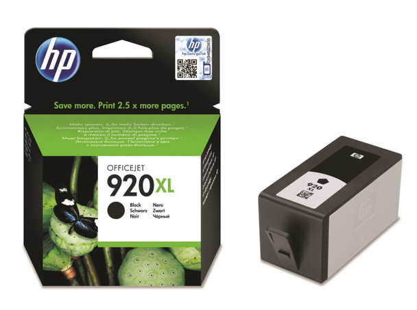 HP 920XL BLACK INK CARTRIDGE