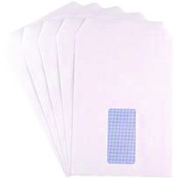 Q-CONNECT C5 ENVELOPES WINDOW POCKET SELF SEAL 90GSM WHITE (PACK OF 25)