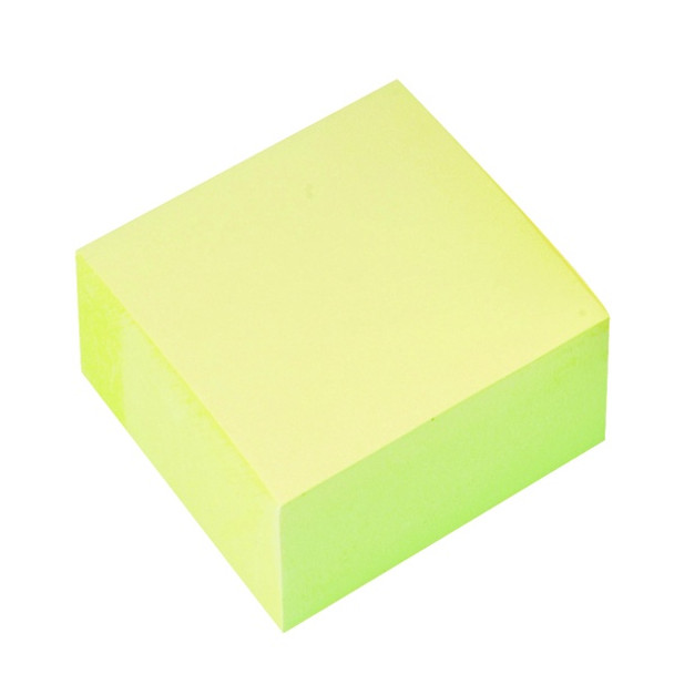 Q-CONNECT QUICK NOTE CUBE 76 X 76MM YELLOW