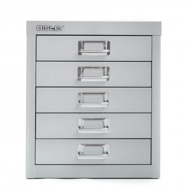 BISLEY 5 DRAWER SILVER