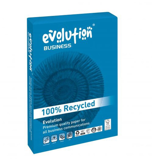 Evolution Business A4 Recycled Paper 80gsm White (500 sheets)