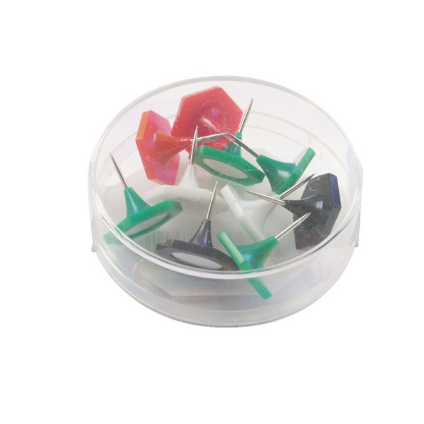 INDICATOR PINS LARGE ASSTD. PACK 10