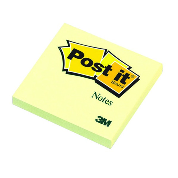 POST-IT NOTES 76 X 76MM CANARY YELLOW (PACK OF 12)