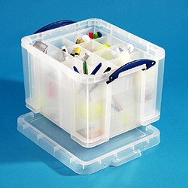 REALLY USEFUL BOX CLEAR 35L FOLDING