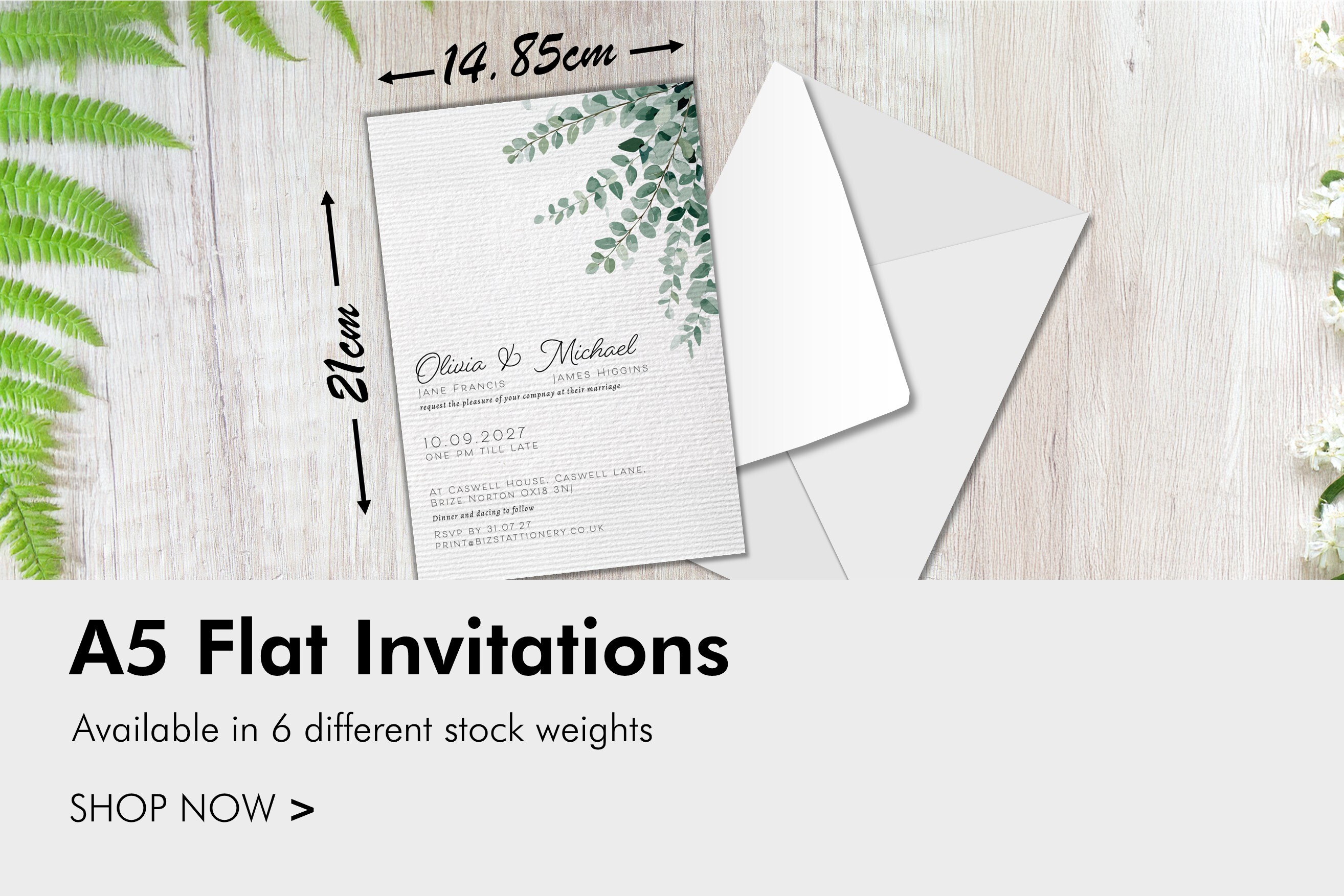 A5 Invitations