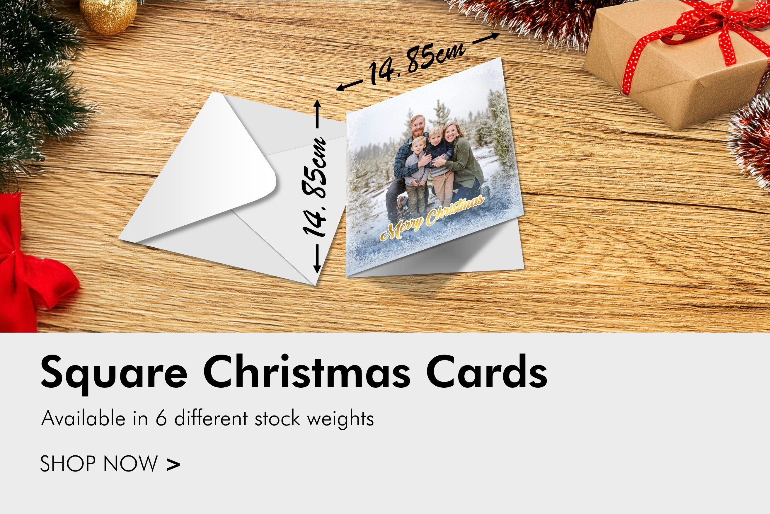 14.85Cm Sq Christmas Cards