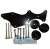 Blueghost Triple Alternator Bracket for a 2000 - 2013 GM Full Size Truck 4.8L, 5.3L, 6.0L, and 6.2L