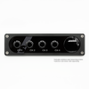 Sparked Innovations Black Single DIN Aluminum Switch And Voltmeter Panel