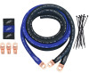 Sky High Car Audio CCA 1/0 AWG Gauge Blue Big 3 Wiring Kit (E-Series)