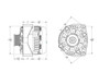 Mechman 400 Amp High Output Purple Billet Alternator 2005-2013 GM Truck 4.3L 4.8L 5.3L 6.0L 6.2L