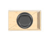 Glue it & Screw it Single 10" inch Compact High Performance Subwoofer Ported Enclosure Front View