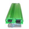 Down4Sound JP34 AB Green Amplifier | 590 Watts RMS 4CH Power Input Side View