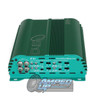 Down4Sound JP84 Teal Amplifier | 400 Watts RMS 4CH RCA Input Side View